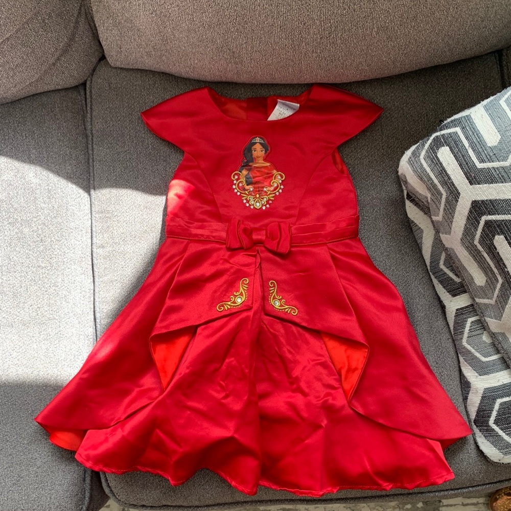 Moana dress and shoes size 7/8